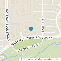 Map location of 2202 Eagles Nest Drive, Euless, TX 76039