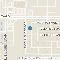 Map location of 1628 Placitas Trl, Fort Worth TX 76131