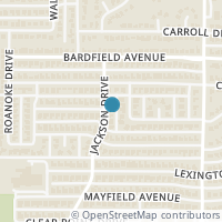 Map location of 3914 Jackson Dr, Garland TX 75041