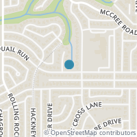 Map location of 8912 Covey Court, Dallas, TX 75238