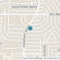 Map location of 9006 Longmont Drive, Dallas, TX 75238