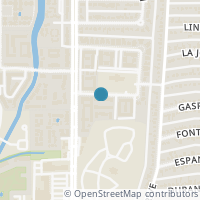 Map location of 3420 Hidalgo Drive #106, Dallas, TX 75220