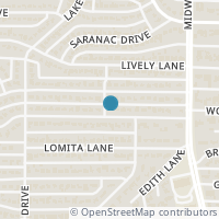 Map location of 4105 Clover Lane, Dallas, TX 75220