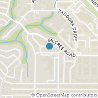 Map location of 11223 Pelican Drive, Dallas, TX 75238