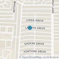 Map location of 3530 La Joya Drive, Dallas, TX 75220
