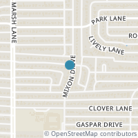 Map location of 3782 Van Ness Lane, Dallas, TX 75220
