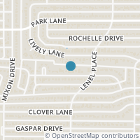Map location of 3867 Van Ness Lane, Dallas, TX 75220