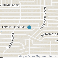 Map location of 4044 Rochelle Dr, Dallas TX 75220
