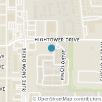 Map location of 6973 Warbler Lane, North Richland Hills, TX 76182