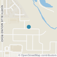 Map location of 1725 Rio Secco Trail, Fort Worth, TX 76131