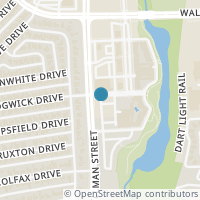 Map location of 7181 Mistflower Lane, Dallas, TX 75231