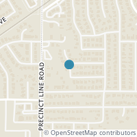 Map location of 3101 Phillip Drive, Hurst, TX 76054
