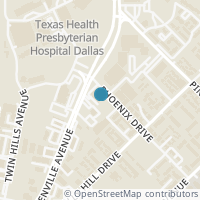 Map location of 5750 Phoenix Dr #9, Dallas TX 75231