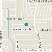Map location of 4648 Feathercrest Drive, Fort Worth, TX 76137