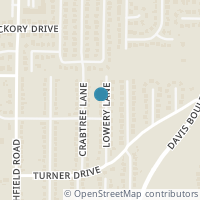 Map location of 7109 Lowery Lane, North Richland Hills, TX 76182