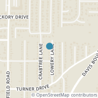 Map location of 7113 Lowery Lane, North Richland Hills, TX 76182