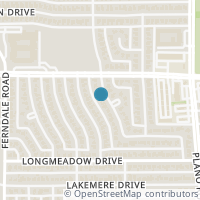 Map location of 9651 Lynbrook Drive, Dallas, TX 75238
