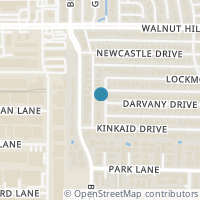 Map location of 3031 Lockmoor Lane, Dallas, TX 75220