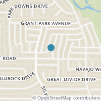 Map location of 4714 Park Bend Drive, Fort Worth, TX 76137