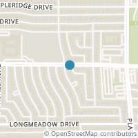 Map location of 9670 Lynbrook Drive, Dallas, TX 75238