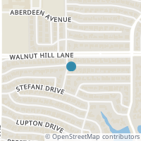 Map location of 7108 Joyce Way, Dallas, TX 75225