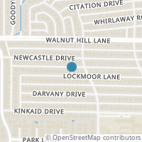 Map location of 3171 Lockmoor Lane, Dallas, TX 75220