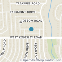 Map location of 802 Peach Tree Ln, Garland TX 75041