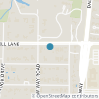 Map location of 5522 Walnut Hill Lane, Dallas, TX 75229