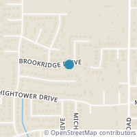 Map location of 8616 Brookridge Drive, North Richland Hills, TX 76182