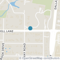 Map location of 5523 Walnut Hill Lane, Dallas, TX 75229