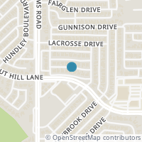 Map location of 8839 Kingsley Road, Dallas, TX 75231