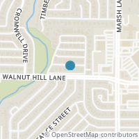 Map location of 3640 Rickshaw Drive, Dallas, TX 75229