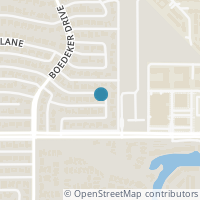 Map location of 7350 Blairview Drive, Dallas, TX 75230