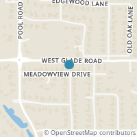 Map location of 2904 Meadowview Drive, Colleyville, TX 76034