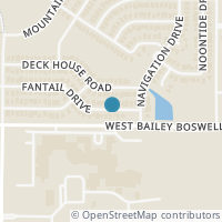 Map location of 5805 Fantail Drive, Fort Worth, TX 76179