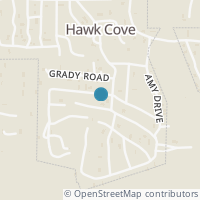 Map location of 1825 Oak Rd, Quinlan TX 75474