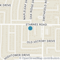 Map location of 7324 Oak Ridge Drive, North Richland Hills, TX 76182