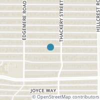 Map location of 6616 Aberdeen Avenue, Dallas, TX 75230