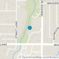 Map location of 10045 Surrey Oaks Drive, Dallas, TX 75229