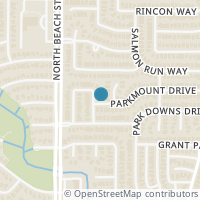 Map location of 7875 Orland Park Circle, Fort Worth, TX 76137