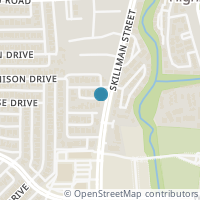Map location of 7340 Skillman Street #1107, Dallas, TX 75231