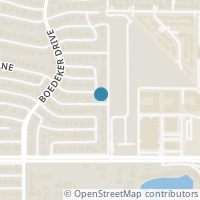Map location of 7350 Mimosa Lane, Dallas, TX 75230