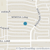 Map location of 7210 Blairview Dr, Dallas TX 75230