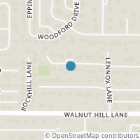 Map location of 4626 N Lindhurst Avenue, Dallas, TX 75229
