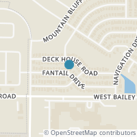Map location of 5912 Fantail Drive, Fort Worth, TX 76179