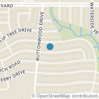 Map location of 4117 Periwinkle Drive, Fort Worth, TX 76137