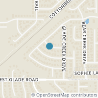 Map location of 717 Bridget Way, Hurst, TX 76054