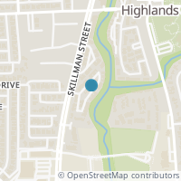 Map location of 7340 Skillman Street #802, Dallas, TX 75231