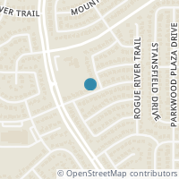 Map location of 5425 Glen Canyon Rd, Fort Worth TX 76137