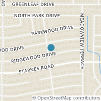 Map location of 6801 Ridgewood Drive, North Richland Hills, TX 76182